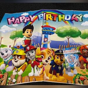 Paw patrol backdrop